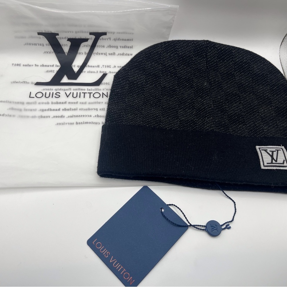Louis Vuitton Charcoal Beanie